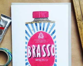 Brasso card iconic vintage packaging (code SM017)