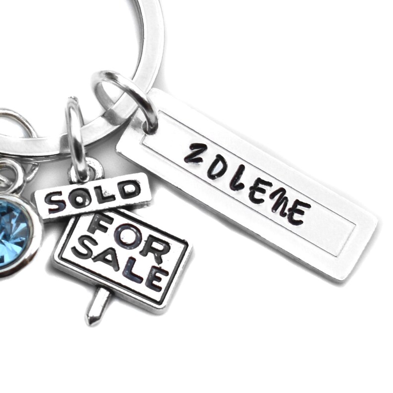 Realtor Key Chain Personalized Real Estate Agent Broker Intern Etsy