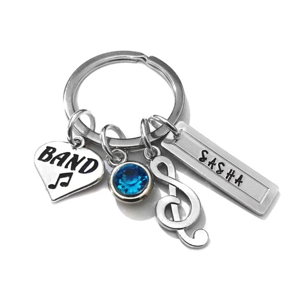 Band Keychain Marching Music Personalized Graduation Student Teacher Gift