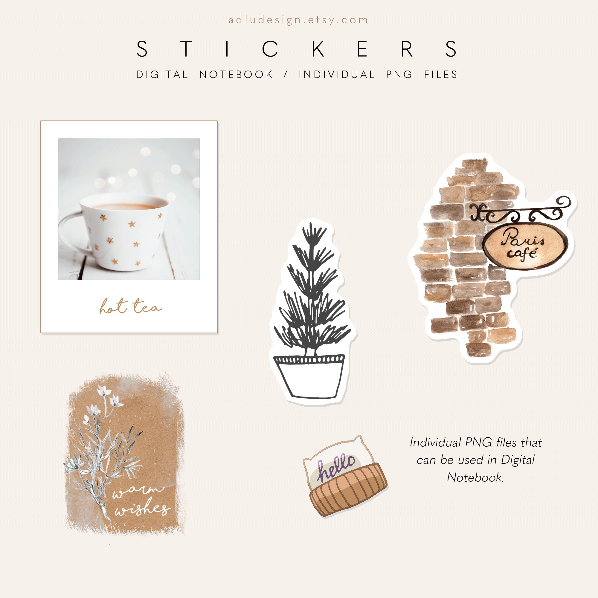 SheShines Winter Stickers – Hanuk Design