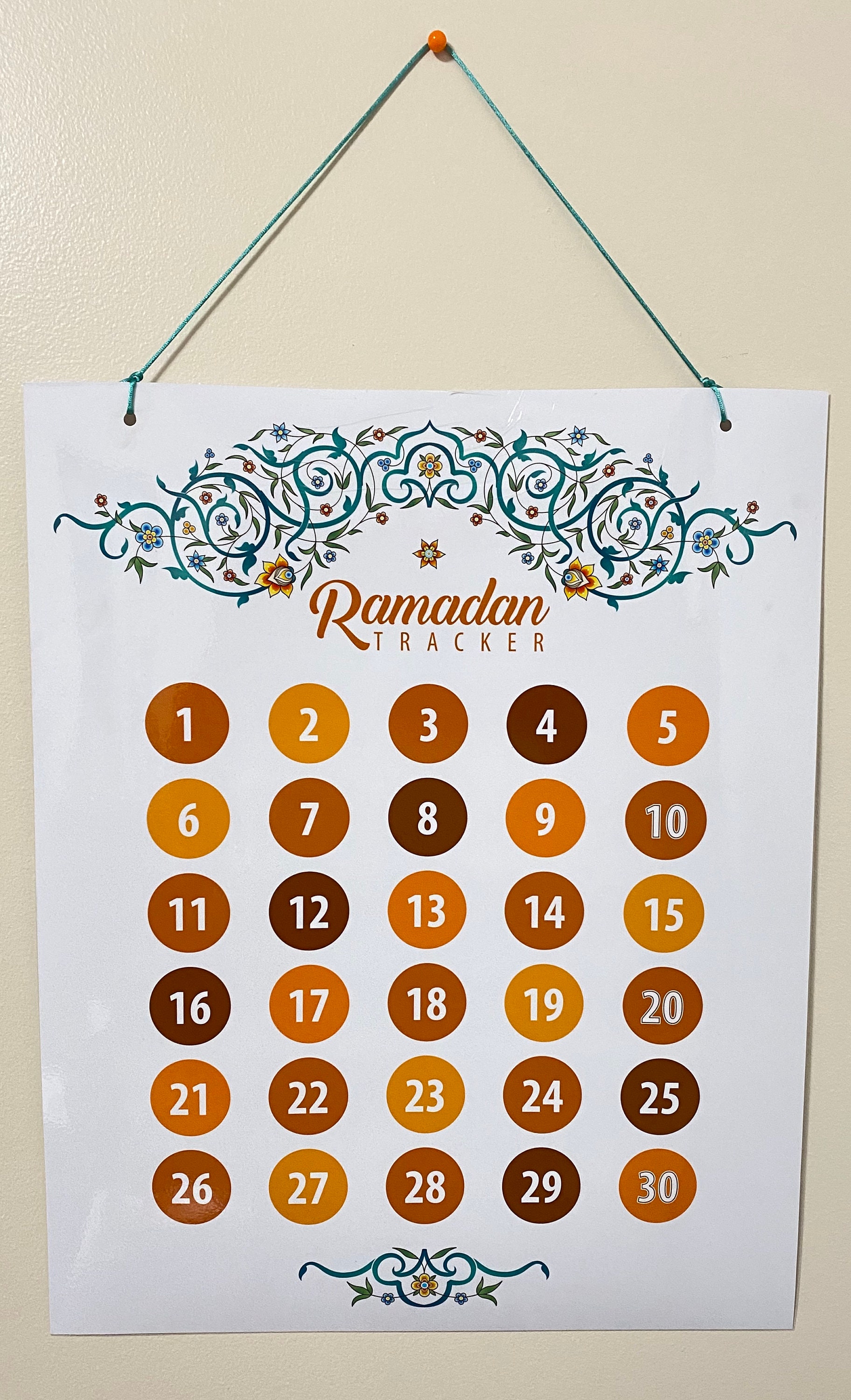 Ramadan Tracker, Countdown to Eid Digital Download {Nabawiya