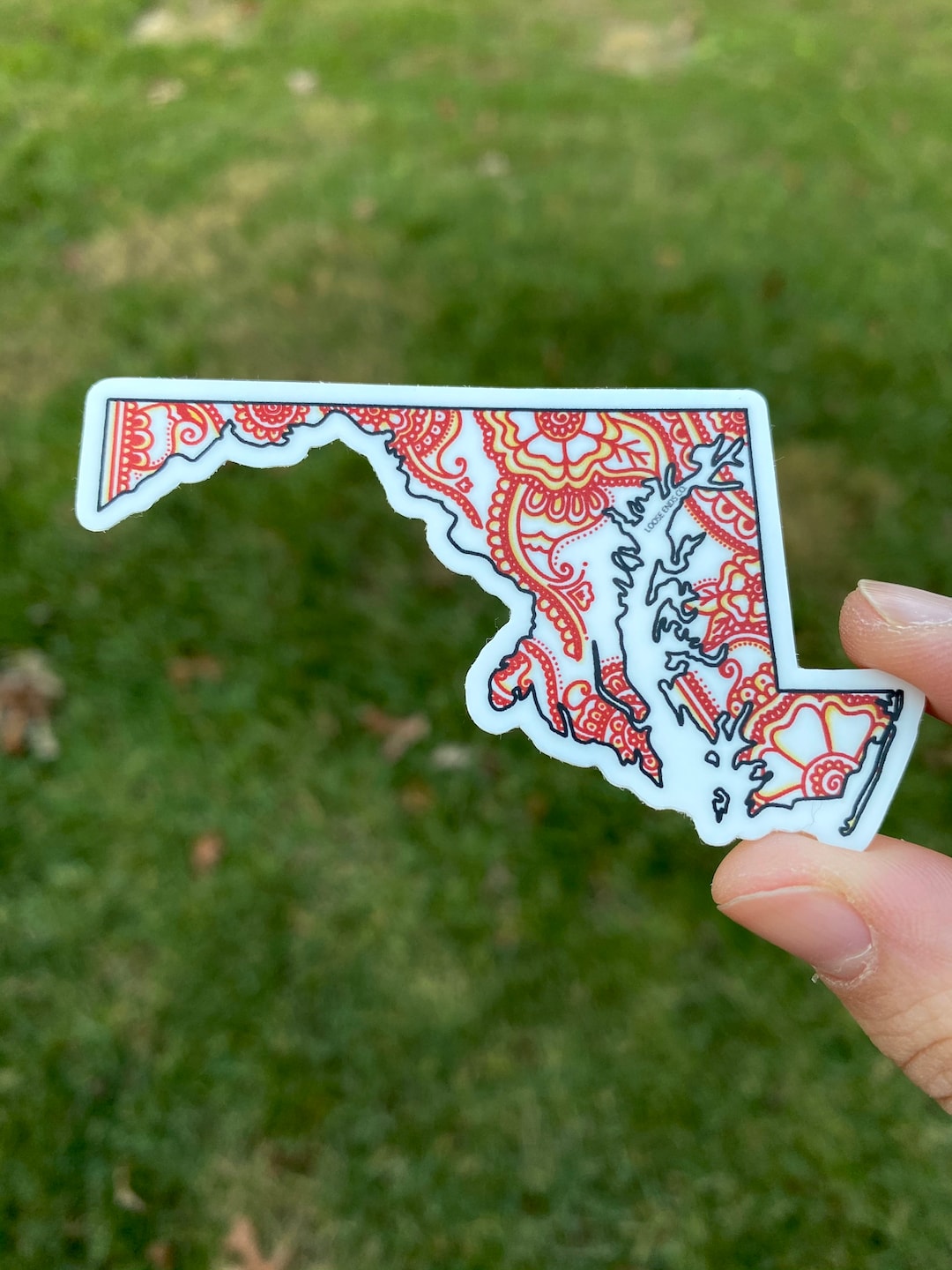 Maryland Sticker 3 Sticker Etsy