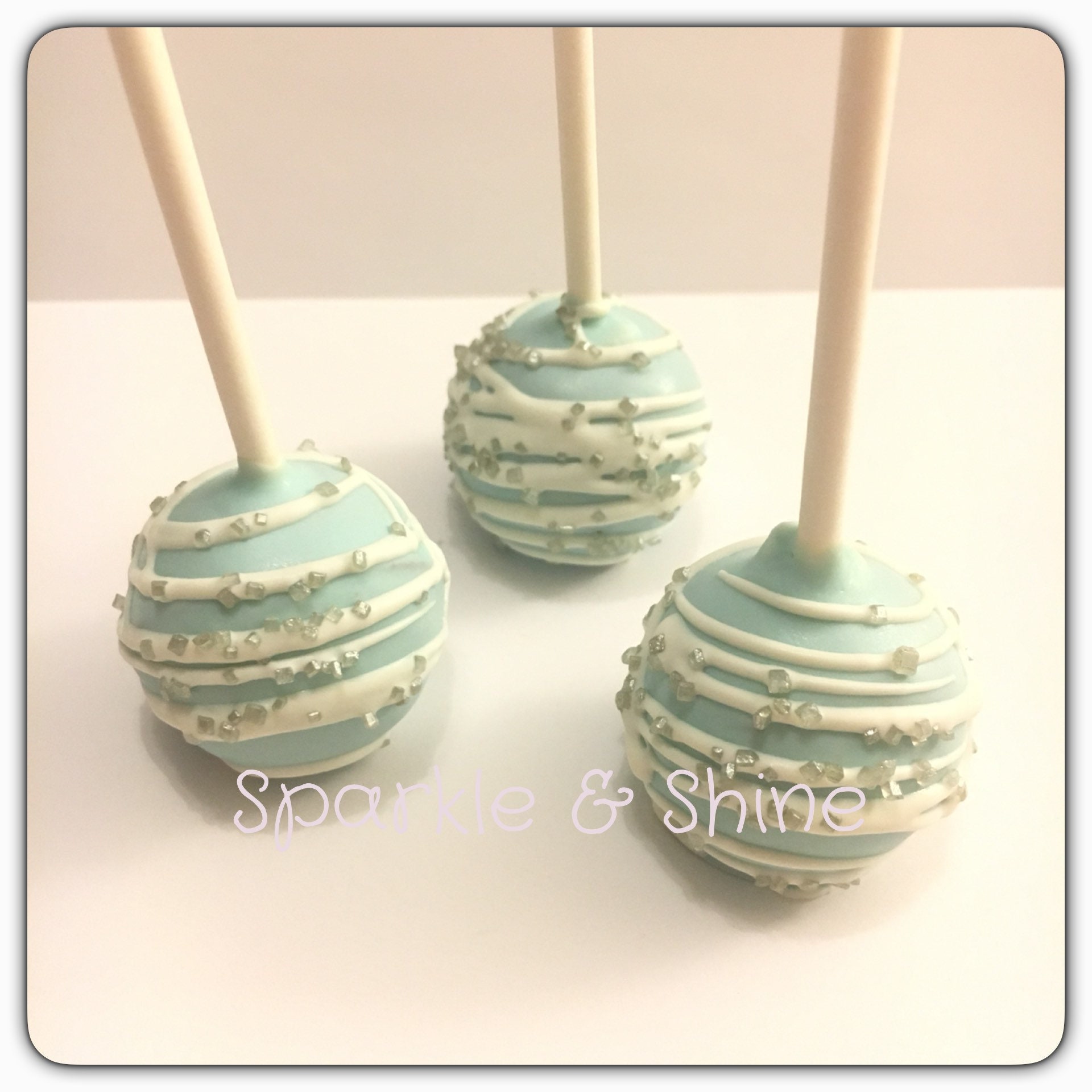 1 Dozen Boys Communion Cake Pops Baby Boy Baby Shower Cake Etsy