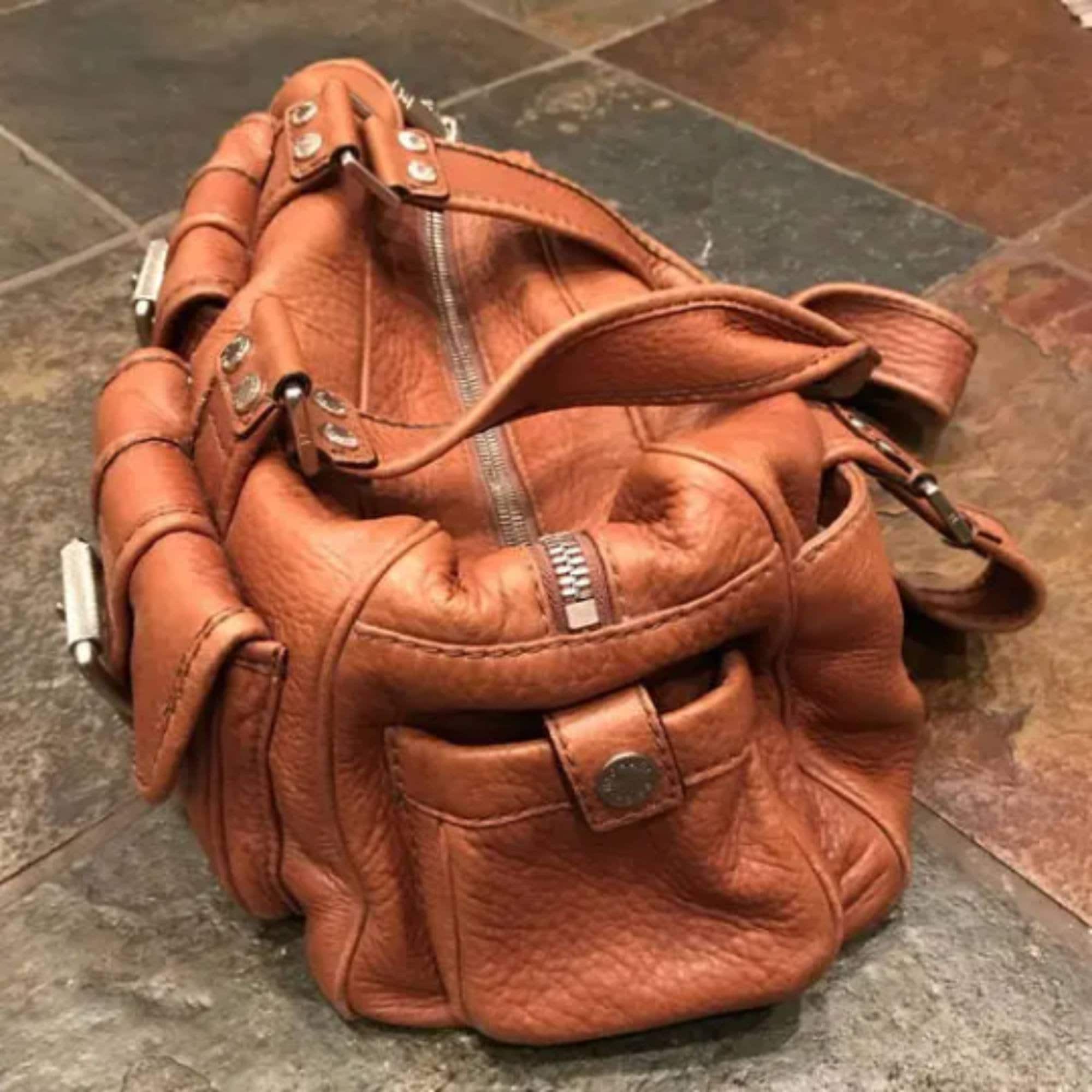 Vintage MICHAEL KORS Handbag Cognac Natural Brown Leather exquisite Quality and Condition Etsy Canada