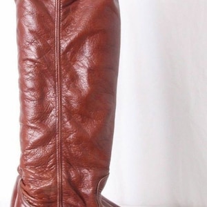 FRYE Boots 6.5 Dorado Knee High Brown Leather Tall Riding Boot US 6.5