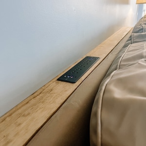 Powered Sofa Table - Electric Sofa Table - Sofa Table with Power Strip - 3.5" wide