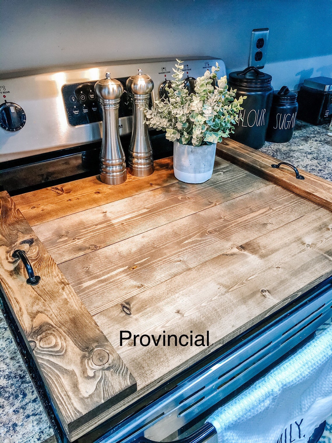 Plain Stove Cover Noodle Board Stove Top Cover Farmhouse Etsy