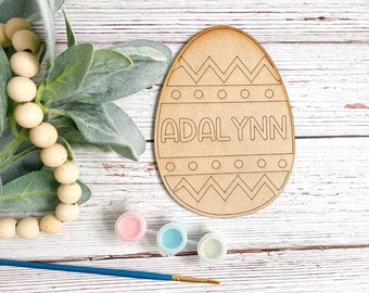 DIY personalized Easter paint kit - Easter Decor - DIY for kids - Easter DIY - Easter paint sign - Easter basket gift - Easter basket ideas