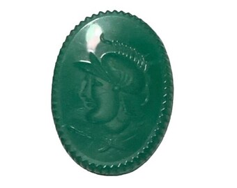 GREEN INTAGLIO 30X20mm