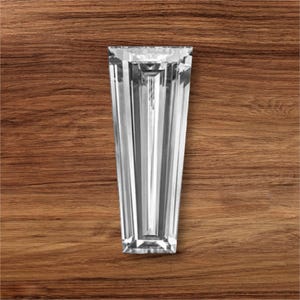 TAPERED BAGUETTE Cubic Zirconia - Loose - White - 3.5x1.5x1-8x4x2