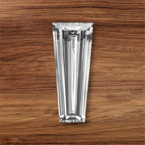 TAPERED BAGUETTE Cubic Zirconia - Loose - White - 3.5x1.5x1-8x4x2