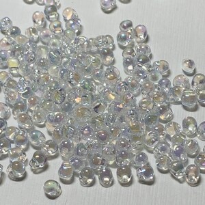 Clear AB Drop Beads by Miyuki 2.8mm 100gr