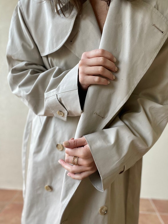 Beige Trench Coat - image 2