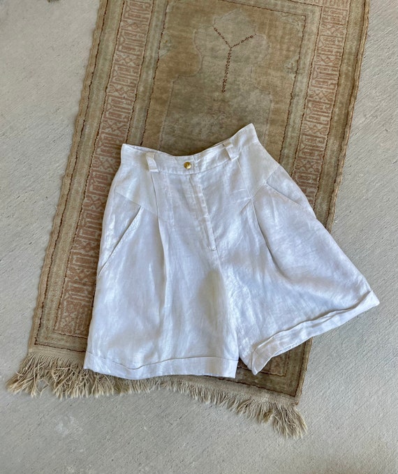 100% Linen Bermuda Shorts