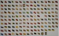 High Quality Country (Letter L-Z) Flag emblem Pin - Flag Lapel Pins - Flag Badge - New