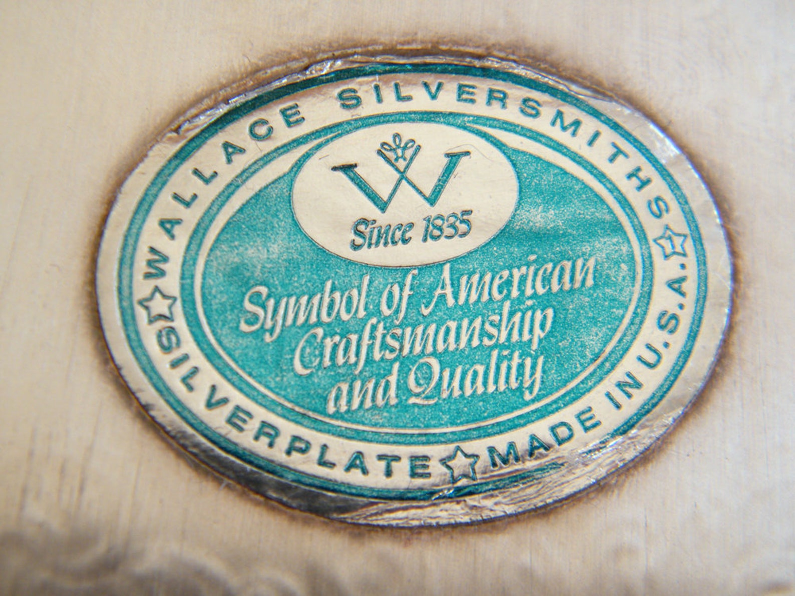 Wallace Silver Plated Large Tray 5007 Octagonal Reticulated Etsy