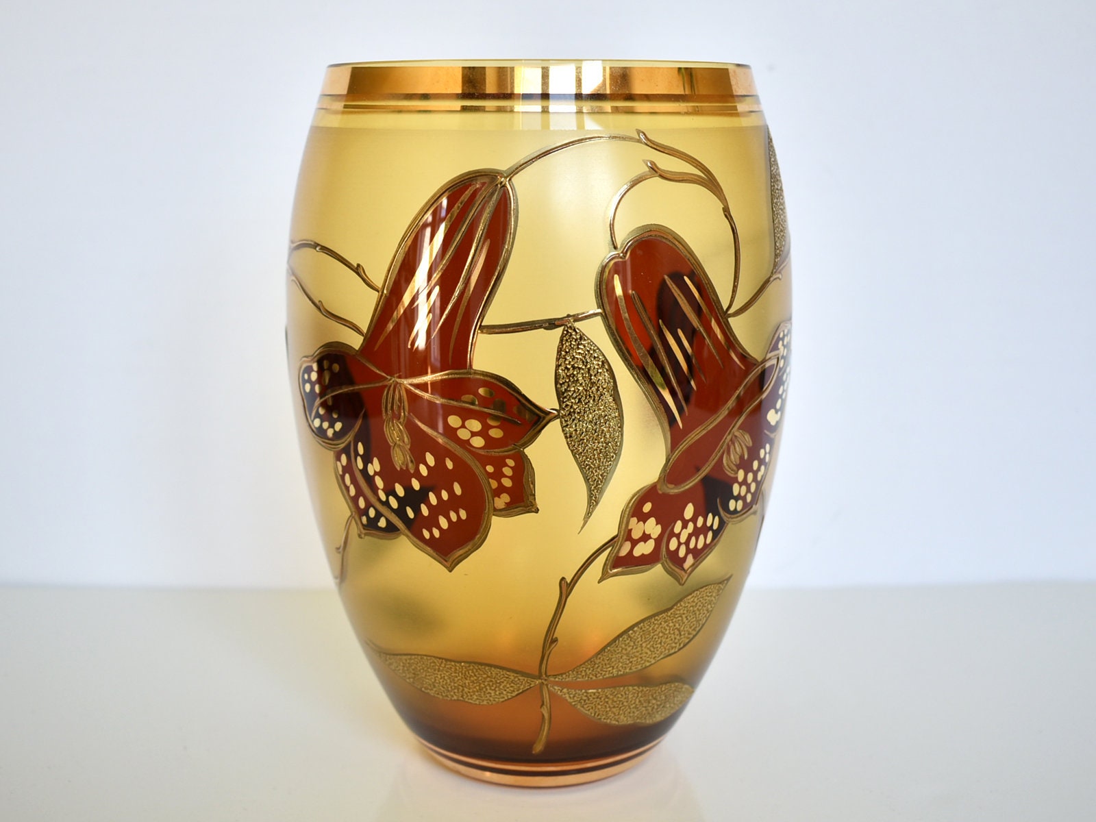 Bohemia gold crystal - Etsy 日本