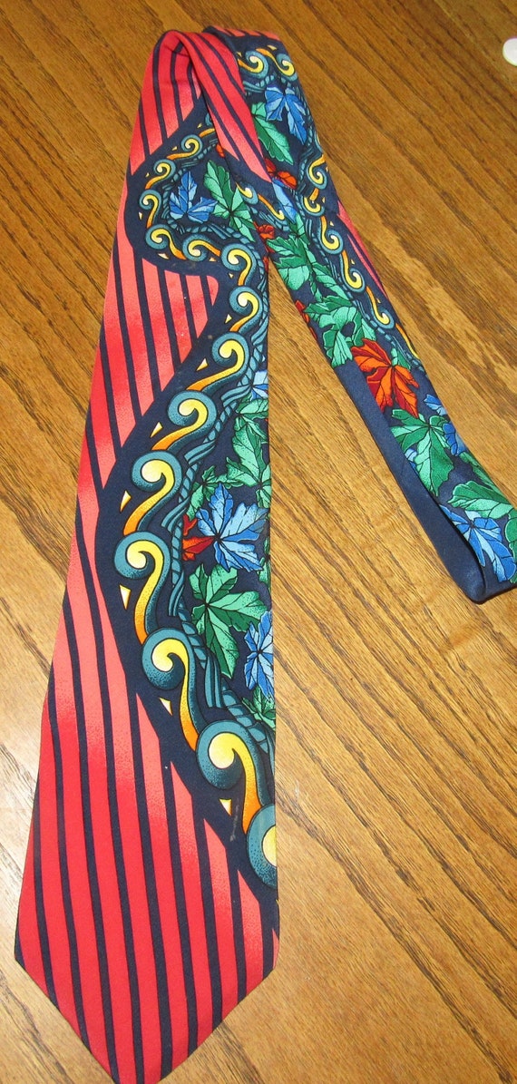 Rush Limbaugh No Boundaries Mens Tie bright/vibra… - image 1