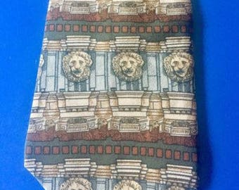 Architectural detail from the San Francisco Opera House, Unicef, 100% Silk Tie   FREE SHIPPING 98