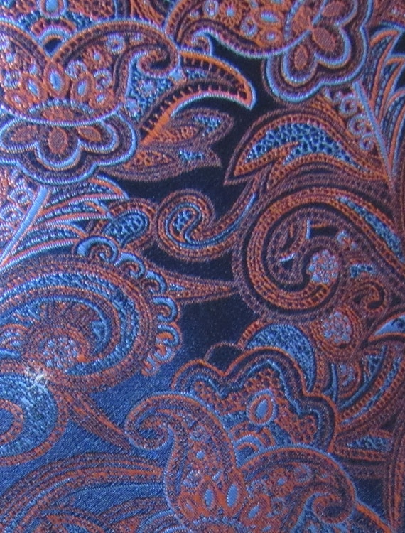 Steve Harvey ~ Beautiful Blue and Copper Tie ~ CE… - image 2