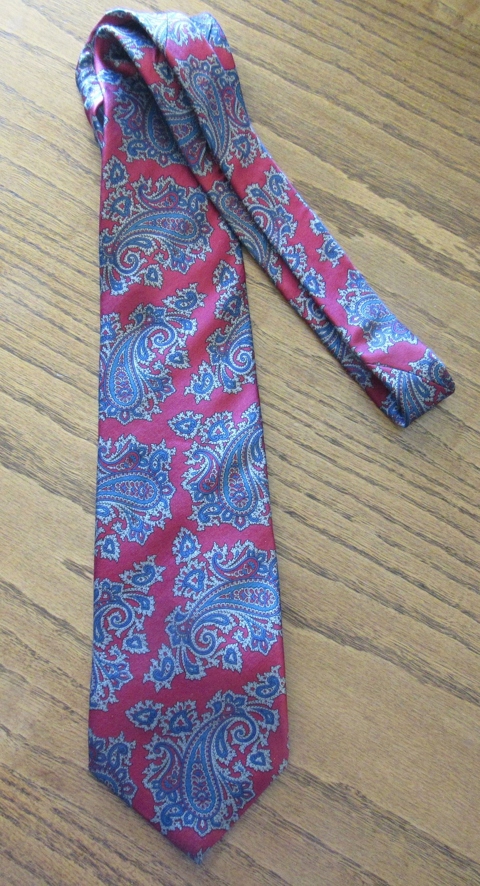 Lord and Taylor Paisley Tie, Necktie, Silk Tie, Free Shipping - Etsy UK