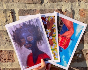 Impression d'art abstrait afrocentrique : portrait de la culture noire, décoration de dortoir