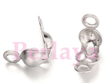 500 8mm silver metal knots REF2624