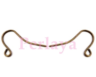 1000 REF2378 bronze earring hooks