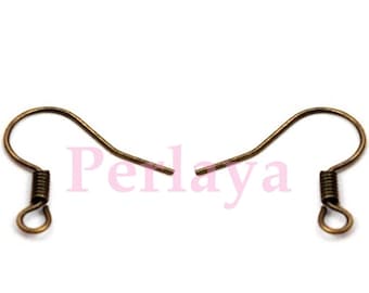 500 REF143 bronze earring hooks