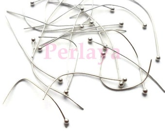 250 35mm silver nails with ballhead REF932