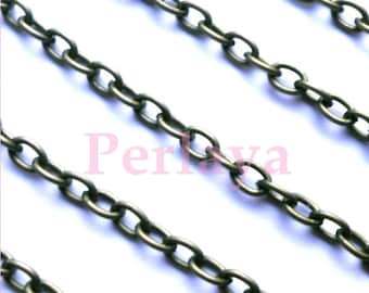 5 meters bronze chain 5mm metal REF858