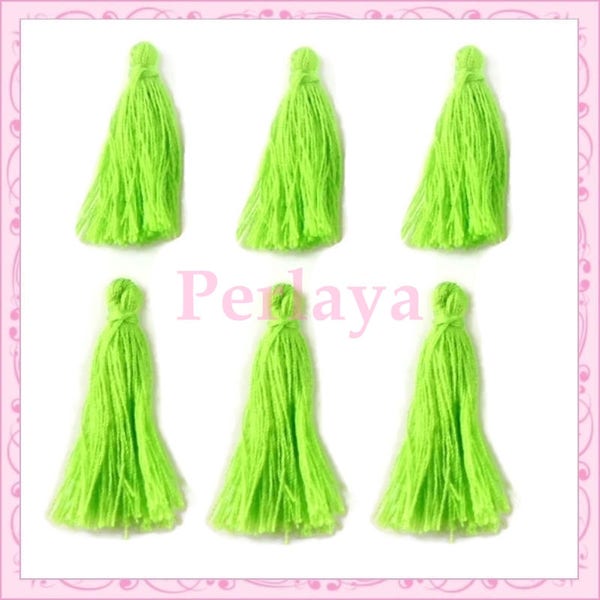 20 pompons vert 3cm REF2533