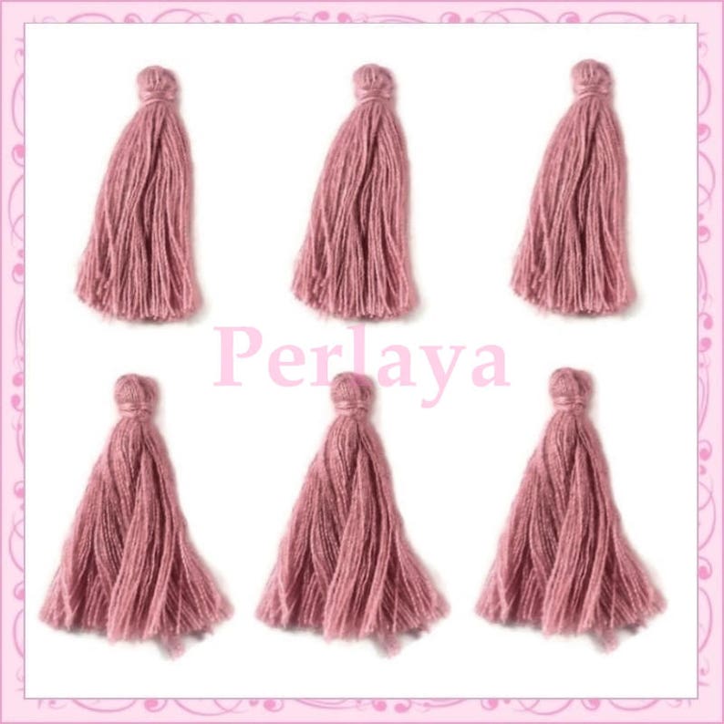 20 pompons violet/rose 3cm REF2495 imagem 1