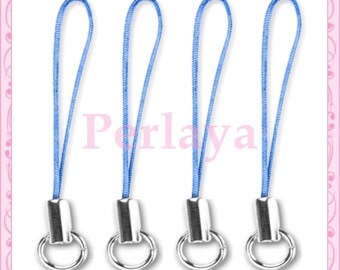 Lot de 40 straps attaches portable bleu REF1384X2