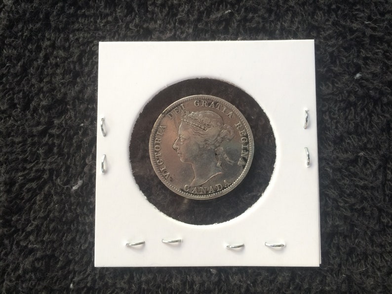 1888 Canadian Twenty Five Cent Coin