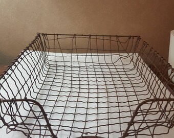 Wire File Basket | Etsy