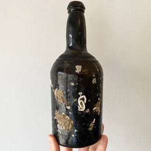 Antique Shipwreck Mallet Bottle c.1820 Lovely Condition image 1