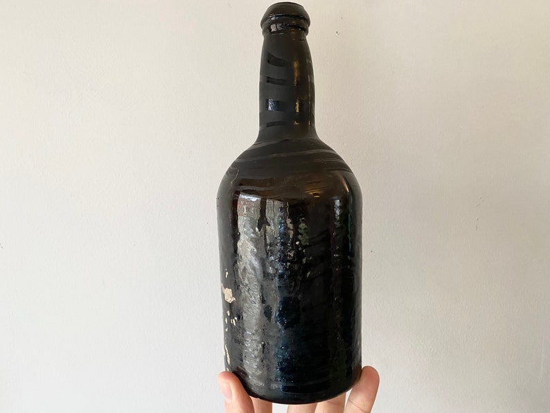 Antique Shipwreck Mallet Bottle c.1820 Lovely Condition image 4