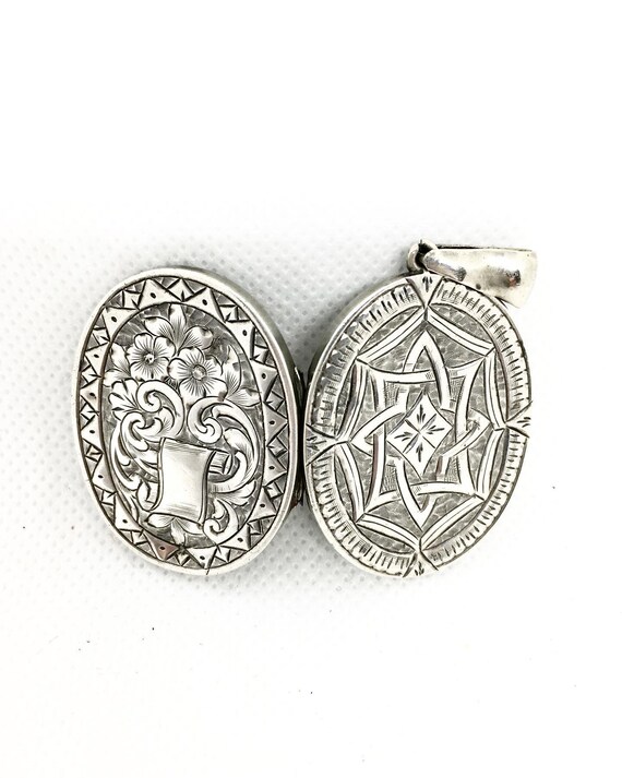 Antique Victorian Silver Aesthetic Locket