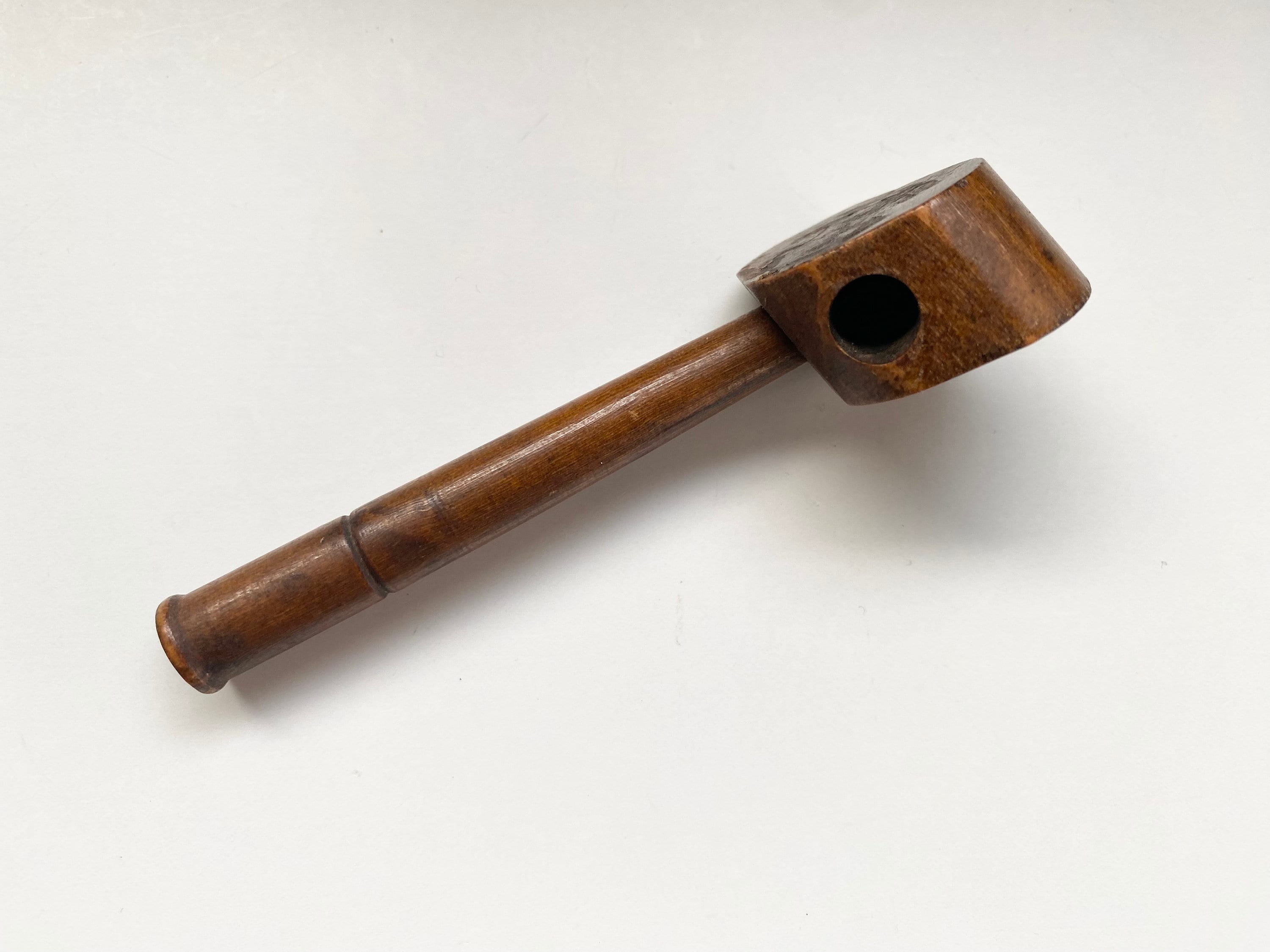 Antique Treen Folk Art Pipe C.1920s - Etsy