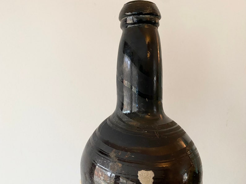 Antique Shipwreck Mallet Bottle c.1820 Lovely Condition image 3