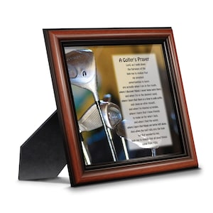 Golfer's Prayer, Golfer's Gift for Men Picture Frame, 10x10 8512