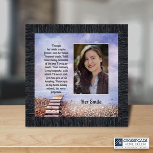 Sympathy Gift Picture Frame - Loss of Mother, Memorial Gifts, In Memory of Mom Picture Frame,  Bereavement Gift, Loss of Wife Condolence