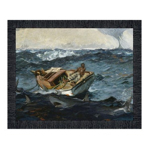 The Gulf Stream Winslow Homer, World Famous Wall Art Collection, Sailboat Wall Decor, 11x14, 2471