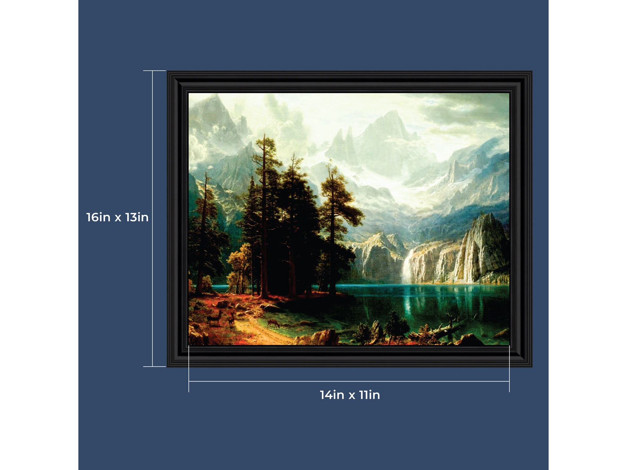 Albert Bierstadt Sierra Nevada in California, World Famous Wall Art