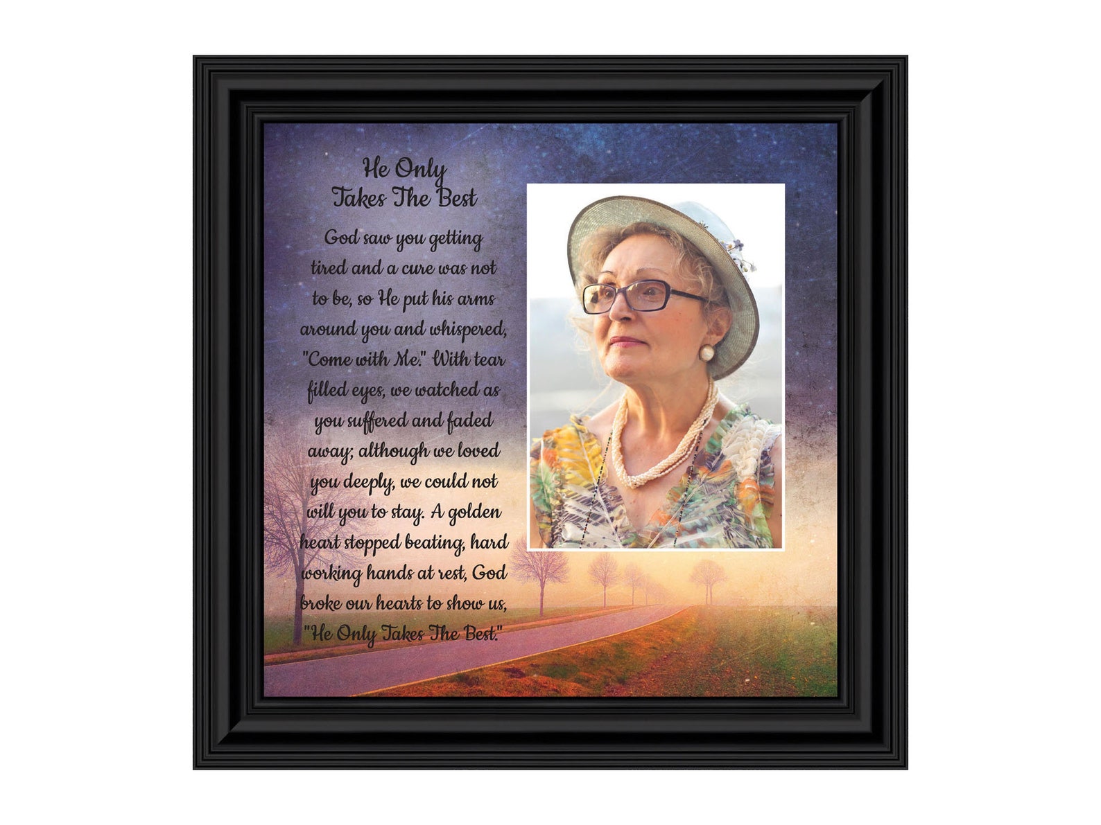 Memorial Picture Frame Sympathy Gifts for Loss of Mother Loss Etsy