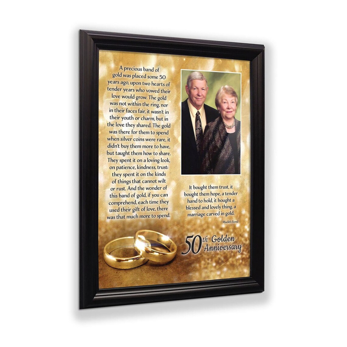 50th Wedding Anniversary Picture Frame 50th Anniversary Etsy