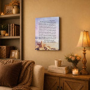 Starfish Story Canvas Print, Coastal Wall Art, Beach Decor, Ready to Hang image 9