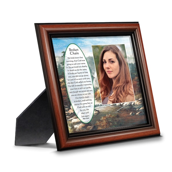 Broken Chain, In Memory of a Loved One, Love You Always Plaque, 10x10 6791