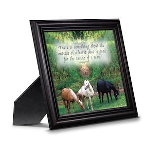 A Horse Picture Frame, Horse Lovers, Picture Frame, 10x10 8508